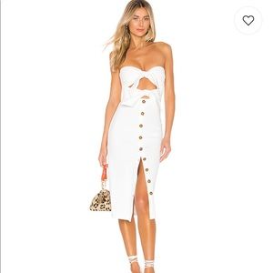 x REVOLVE Colette Dress in Ivory